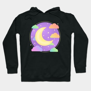Pastel Goth Moon For Pastel Goth Lover Hoodie